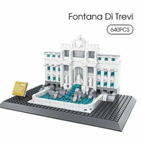 Thumbnail for Building Blocks MOC Architecture Rome Fontana Di Trevi Skyline Bricks 4212 - 5