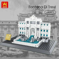 Thumbnail for Building Blocks MOC Architecture Rome Fontana Di Trevi Skyline Bricks 4212 - 3