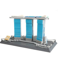 Thumbnail for Building Blocks MOC Architecture Singapore Marina Bay Bricks Kids Toys - 1