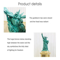 Thumbnail for Building Blocks MOC Architecture Statue Of Liberty Bricks Toy 5227 - 7