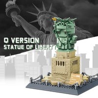 Thumbnail for Building Blocks MOC Architecture Statue Of Liberty Q Version Bricks Kids Toys - 5