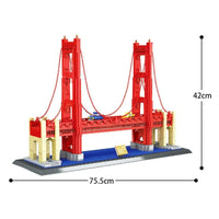 Thumbnail for Building Blocks MOC Architecture The USA Golden Bridge Bricks Toy - 2