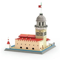 Thumbnail for Building Blocks MOC Architecture Turkish Maiden Tower Bricks Toy Construction Set Toys - 1