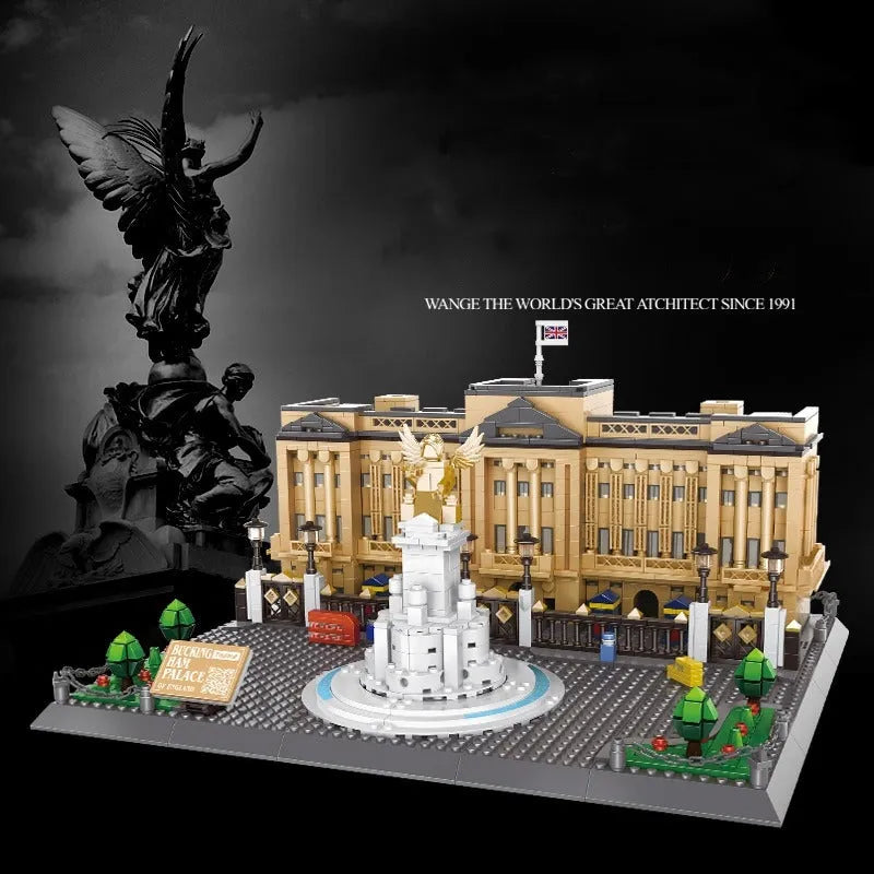 Building Blocks MOC Architecture UK Buckingham Palace Bricks Kids Toys Construction Set Toys - 5