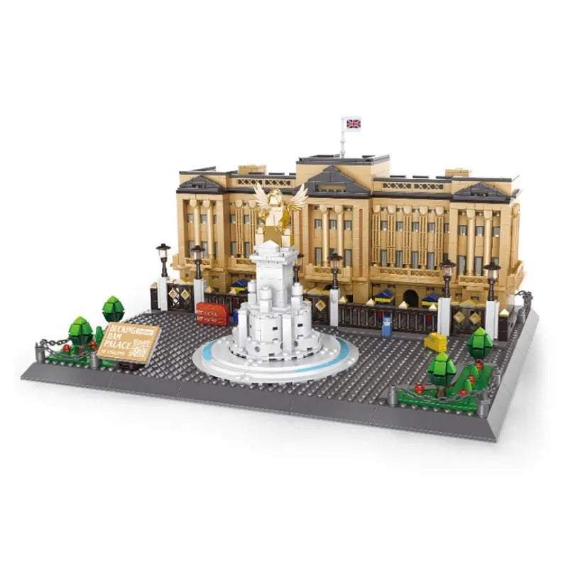 Building Blocks MOC Architecture UK Buckingham Palace Bricks Kids Toys Construction Set Toys - 1