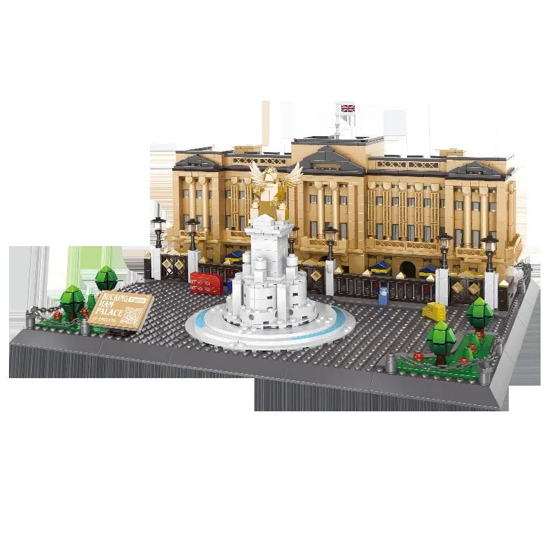 Building Blocks MOC Architecture UK Buckingham Palace Bricks Kids Toys - 3