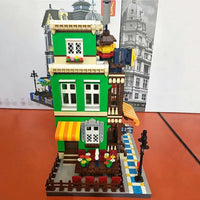 Thumbnail for Building Blocks MOC Creator Expert City BBQ Restaurant Bricks Toys - 7