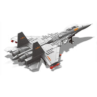 Thumbnail for Building Blocks MOC Military F - 15 Eagle Fighter Jet Bricks Kids Toys - 1