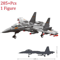 Thumbnail for Building Blocks MOC Military F - 15 Eagle Fighter Jet Bricks Kids Toys - 2