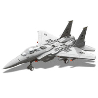 Thumbnail for Building Blocks MOC Military F - 15E Eagle Fighter Jet Plane Bricks Kids Toys - 1