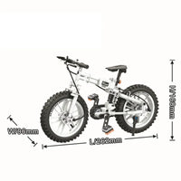 Thumbnail for Building Blocks City Ideas Folding Mountain Bicycle Bike Bricks Toys - 6