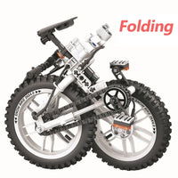 Thumbnail for Building Blocks City Ideas Folding Mountain Bicycle Bike Bricks Toys - 4