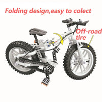 Thumbnail for Building Blocks City Ideas Folding Mountain Bicycle Bike Bricks Toys - 5