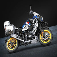 Thumbnail for Building Blocks MOC Classic BMW R1250 GS HP Motorcycle Bricks Toy - 7