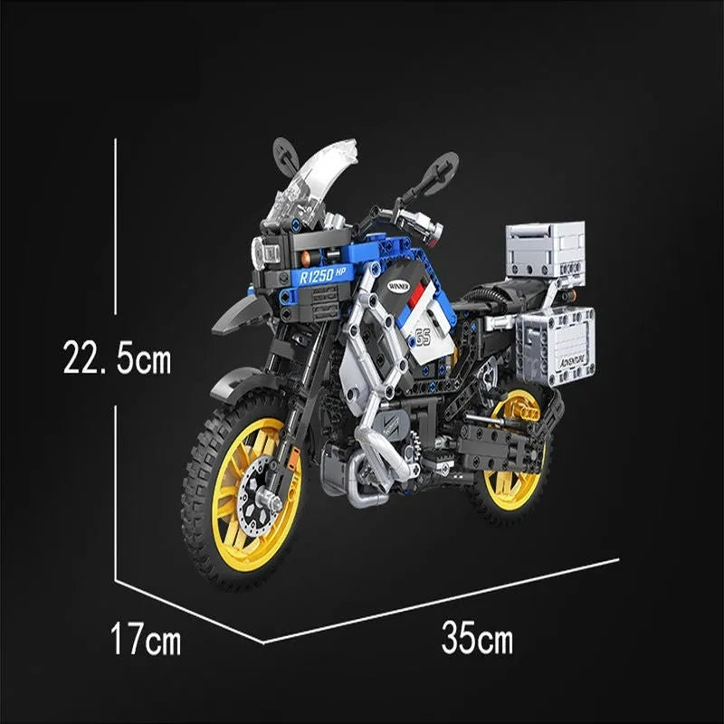 Building Blocks MOC Classic BMW R1250 GS HP Motorcycle Bricks Toy - 8