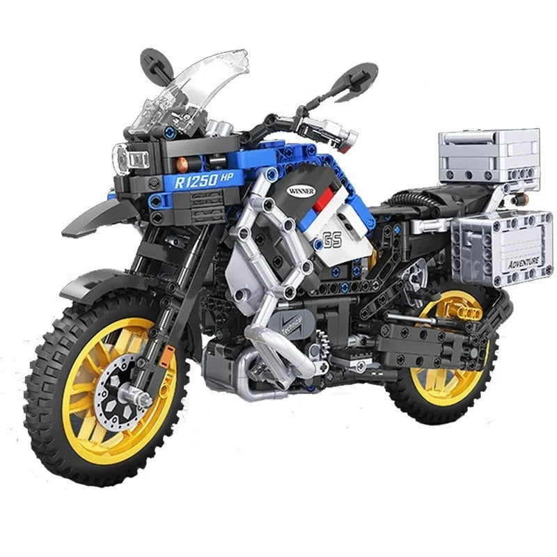 Building Blocks MOC Classic BMW R1250 GS HP Motorcycle Bricks Toy - 1