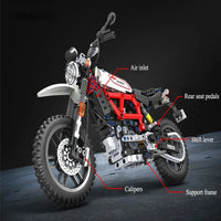 Thumbnail for Building Blocks MOC Classic Climbing Motorcycle Bricks Toys 7053 - 11