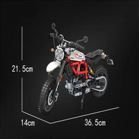 Thumbnail for Building Blocks MOC Classic Climbing Motorcycle Bricks Toys 7053 - 4