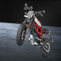 Thumbnail for Building Blocks MOC Classic Climbing Motorcycle Bricks Toys 7053 - 15
