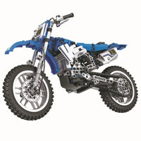 Thumbnail for Building Blocks MOC Creator City Moto Cross Motorcycle Bricks Toys - 4