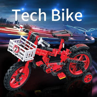 Thumbnail for Building Blocks MOC Ideas City Toddler Bicycle Bike Bricks Kids Toys - 4