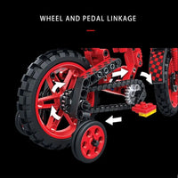 Thumbnail for Building Blocks MOC Ideas City Toddler Bicycle Bike Bricks Kids Toys Construction Set Toys - 3