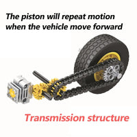 Thumbnail for Building Blocks MOC Mini Motorbike Motorcycle Bricks Kids Toys 7071 Construction Set Toys - 5