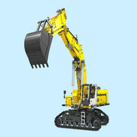 Thumbnail for Building Blocks MOC RC Crawler Excavator City Trucks Bricks Toys - 16
