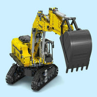 Thumbnail for Building Blocks MOC RC Crawler Excavator City Trucks Bricks Toys - 18