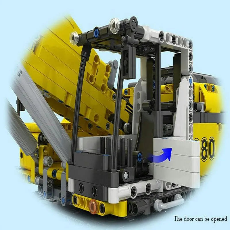 Building Blocks MOC RC Crawler Excavator City Trucks Bricks Toys - 19