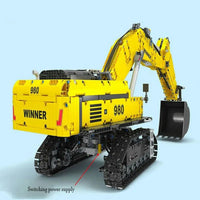 Thumbnail for Building Blocks MOC RC Crawler Excavator City Trucks Bricks Toys - 14