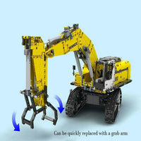 Thumbnail for Building Blocks MOC RC Crawler Excavator City Trucks Bricks Toys - 23