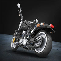 Thumbnail for Building Blocks MOC Tech American Harley Motorcycle Bricks Toy 7049 - 14