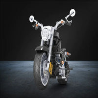 Thumbnail for Building Blocks MOC Tech American Harley Motorcycle Bricks Toy 7049 - 12