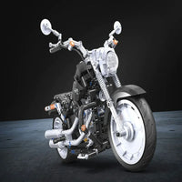 Thumbnail for Building Blocks MOC Tech American Harley Motorcycle Bricks Toy 7049 - 2