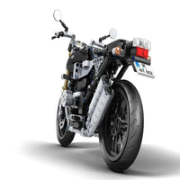 Thumbnail for Building Blocks Tech MOC Classic Heritage Motorcycle Bricks Toy 7052 Construction Set Toys - 11