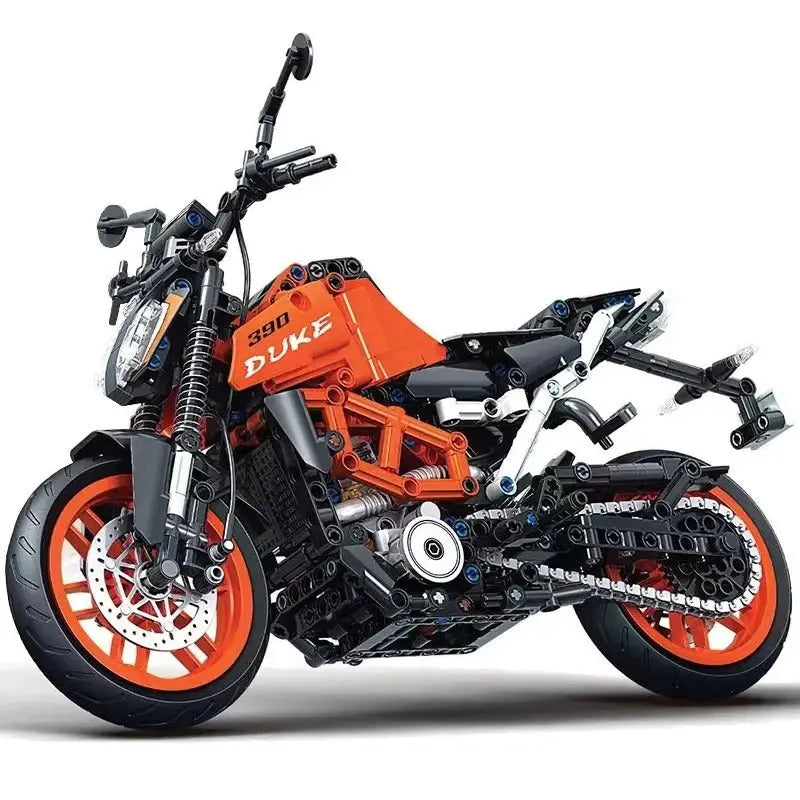 Building Blocks Tech MOC Classic KTM 390 DUKE Motorcycle Bricks Toy Construction Set Toys - 4