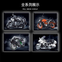 Thumbnail for Building Blocks Tech MOC Classic KTM 390 DUKE Motorcycle Bricks Toy Construction Set Toys - 7