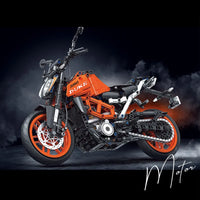 Thumbnail for Building Blocks Tech MOC Classic KTM 390 DUKE Motorcycle Bricks Toy Construction Set Toys - 2
