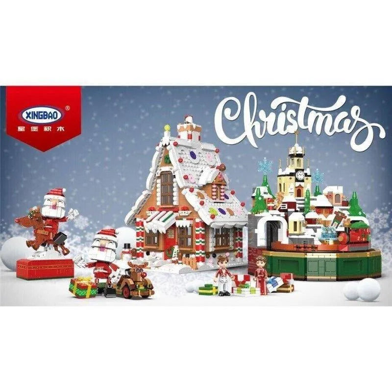Building Blocks Christmas MOC Expert Gingerbread House Bricks Toys - 6