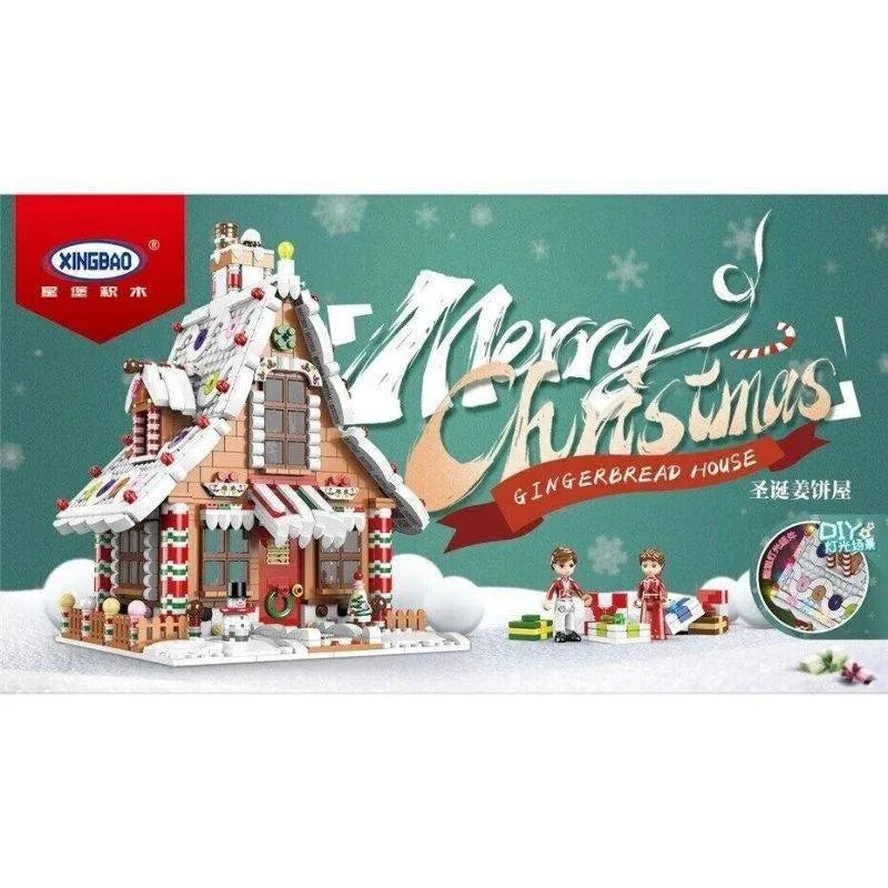 Building Blocks Christmas MOC Expert Gingerbread House Bricks Toys - 4