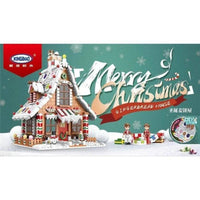 Thumbnail for Building Blocks Christmas MOC Expert Gingerbread House Bricks Toys - 4