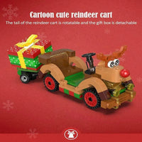 Thumbnail for Building Blocks Ideas Christmas Santa Claus Reindeer Cart Bricks Toy Construction Set Toys - 7