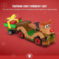 Thumbnail for Building Blocks Ideas Christmas Santa Claus Reindeer Cart Bricks Toy - 7