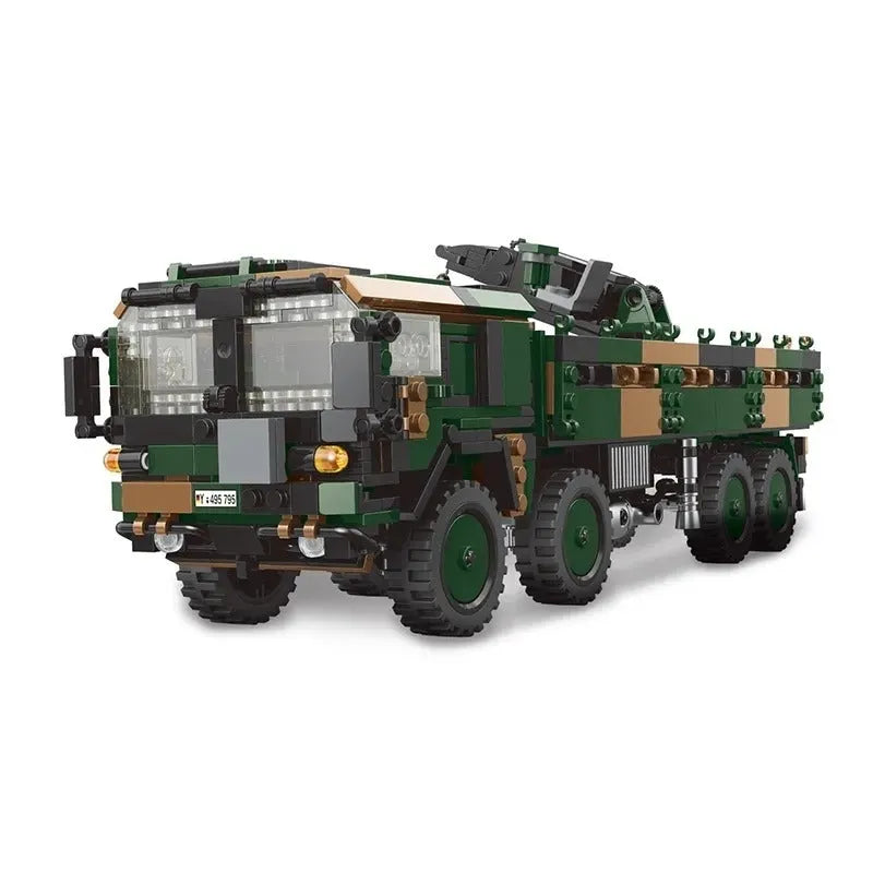 Building Blocks Military MOC MAN LKW KAT 1 Mil GL 10t Truck Bricks Toy