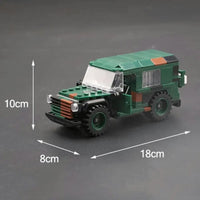 Thumbnail for Building Blocks Military MOC WW2 Lkw Leicht Wolf Gl Armored Car Bricks Toys Construction Set Toys - 1