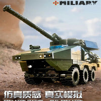 Thumbnail for Building Blocks Military WW2 Armored Canon Vehicle Bricks Toy Construction Set Toys - 5