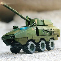 Thumbnail for Building Blocks Military WW2 Armored Canon Vehicle Bricks Toy Construction Set Toys - 2