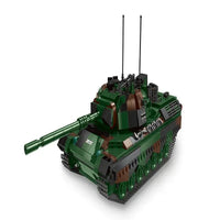 Thumbnail for Building Blocks Military WW2 German Kampfpanzer Leopard 1 Battle Tank Bricks Toy
