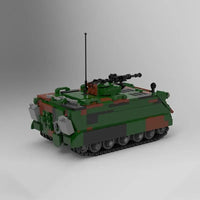 Thumbnail for Building Blocks Military WW2 M113 Amphibious Transport Vehicle Bricks Toys - 4